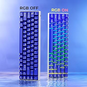 Amazon.com: GMKWTL XVX Blue Keycaps, Double Shot PBT Keycap Set