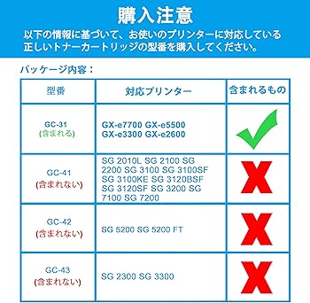 Amazon.co.jp: LCL RICOH用 リコー用 GC-31 GC31 GC31K GC31C GC31M