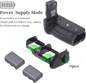 Amazon | Hersmay BG-R10 垂直 R5/R6 バッテリーグリップ Canon EOS R5