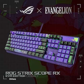 Amazon | ASUS ROG Strix Scope RX EVA Edition 100% RGB ゲーミング