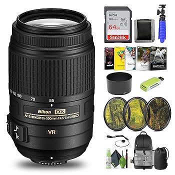 ❤️望遠レンズ❤️ニコン Nikon AF-S 55-300mm❤️手振れ補正付き