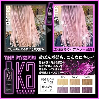 Amazon.co.jp: Kyogoku ピンクパープル カラーシャンプー ピンク