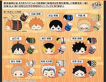 Amazon.co.jp: もちもちマスコットWA ハイキュー!! vol.1 BOX商品 全9
