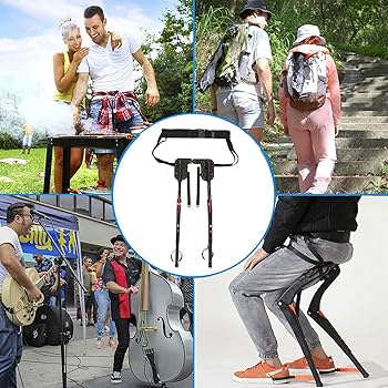 Amazon.co.jp: チェアレスチェア、インビジブルシートレッグブレース