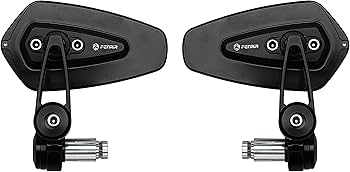 Amazon | FENRIR ブラック オートバイ バイク バーエンドミラー バイク