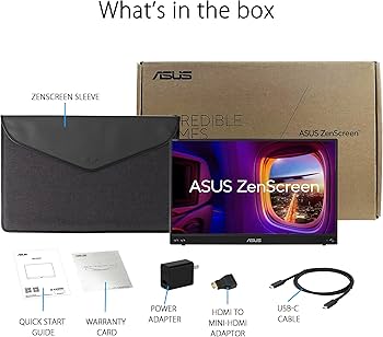 Amazon.com: ASUS ZenScreen 16” (15.6 inch viewable) 1080P USB-C