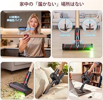 Amazon | 掃除機 コードレス【2026人気掃除機トップ当選！業界初独立