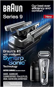 Amazon | Braun Series 9 9095cc Wet and Dry Electric Shaver with