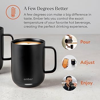 Amazon.com | Ember Temperature Control Smart Mug 2, 14 Oz, App