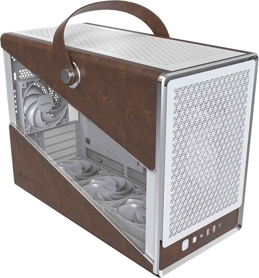 Amazon.com: MONTECH Heritage PRO mATX, Compact Leather Gaming