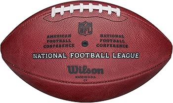Amazon.com: Wilson “The Duke” NFL Official Authentic Leather Game