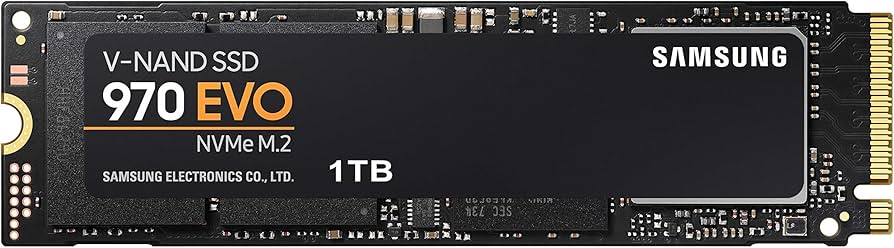 Amazon.com: SAMSUNG 970 EVO SSD 1TB - M.2 NVMe Interface Internal