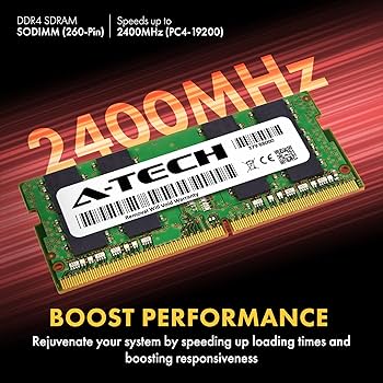 A-Tech 16GB DDR4 2400 MHz SODIMM PC4-19200 (PC4-2400T) CL17 2Rx8