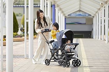 Amazon | カトージ ベビーカー 二人でゴーDX レインカバー付 デニム 1
