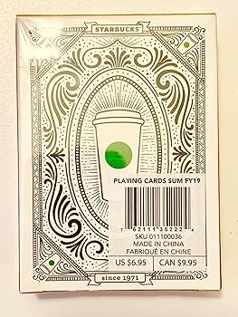 Starbucks Playing Cards - Deck of Cards - 2019 Limited Edition