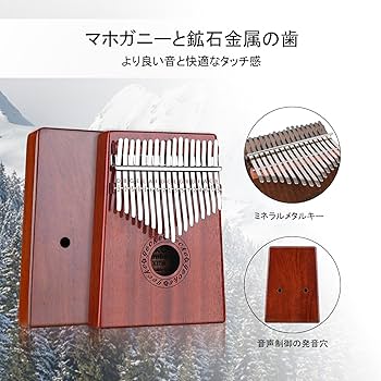 Amazon | GECKO カリンバ 17 keys Kalimba 親指ピアノとEVA高性能保護