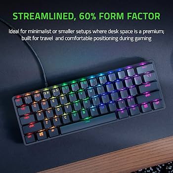 Amazon.com: Razer Huntsman Mini 60 Percent Wired Optical Clicky
