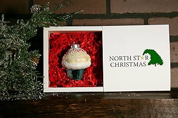 Amazon｜North Star Christmas | バニラ カップケーキ ガラス