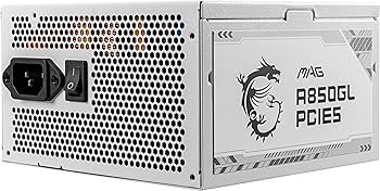 Amazon | MSI MAG A850GL PCIE5 WHITE PC電源ユニット 850W ATX3.1