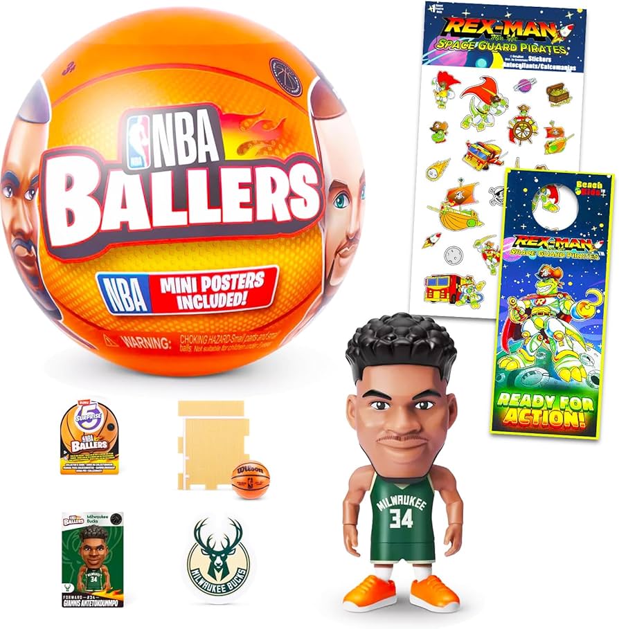 Amazon.com: ZURU NBA Ballers Basketball Player Mini Figures