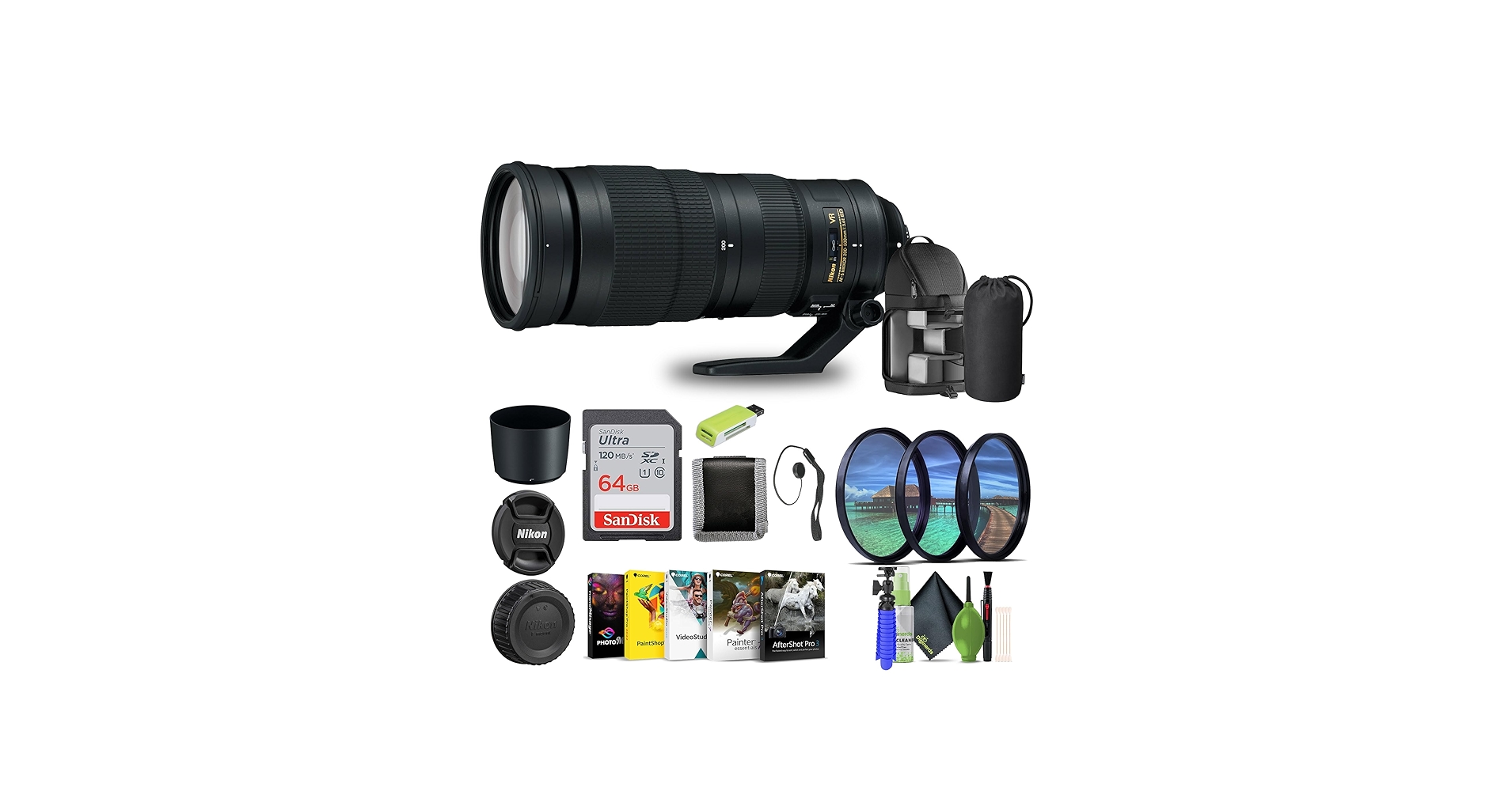 Amazon.com: Nikon - AF-S NIKKOR 200-500mm f/5.6E ED VR Super