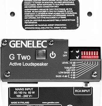 Amazon.co.jp: Genelec ジェネレック G Two アクティブスピーカー (2本