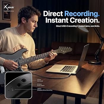 Amazon | Enya XMARI スマートエレキギター - 内蔵DSPエフェクター・4