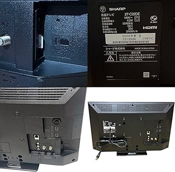 Amazon | シャープ 22V型 液晶 テレビ AQUOS 2T-C22DE-B フル