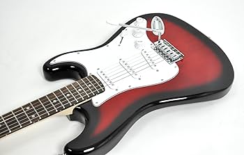 Amazon | Photogenic フォトジェニック エレキギター STタイプ レッド