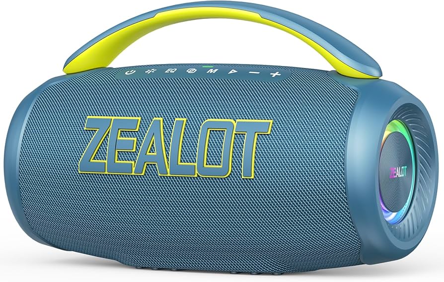 Amazon.com: ZEALOT Portable Bluetooth Speaker, 80W Peak Waterproof