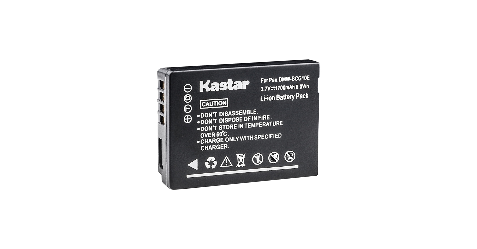 Amazon.com : Kastar Battery 1-Pack for Panasonic DMW-BCG10 and