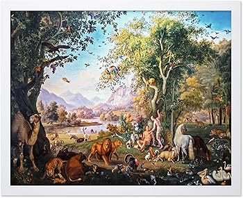 Amazon.co.jp: ポスター マスター アダムとイブ in the Garden of Eden