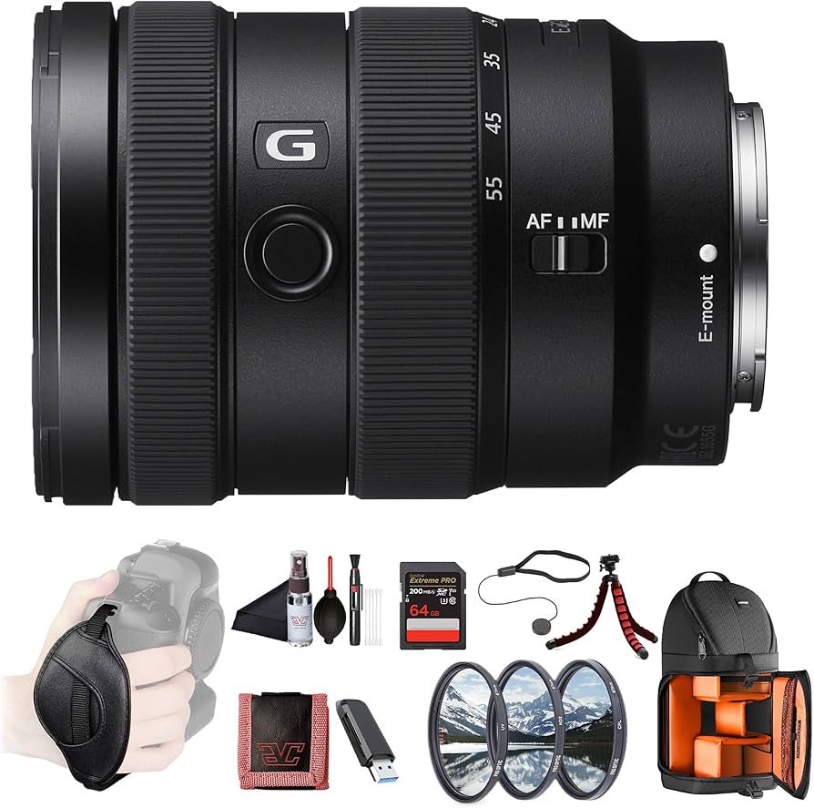 Amazon.com : Sony E 16–55mm F2.8 G Standard Zoom Lens (SEL1655G