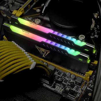 Patriot Viper Steel RGB DDR4 RAM 16GB (2X8GB) 3200MT/s CL16 1.35v
