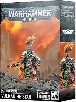 Amazon.com: Warhammer 40K: Salamanders: Vulkan He'Stan GWS 55-58