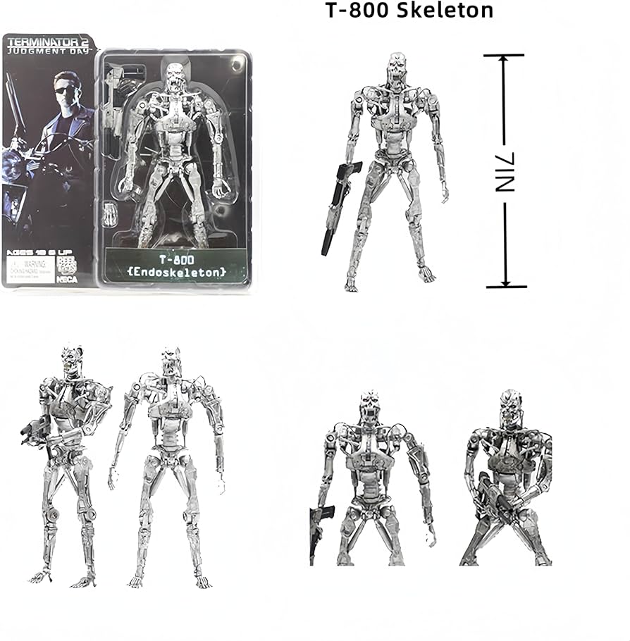 Amazon.com: QUUUY The Terminator T-800 /T-1000 Endoskeleton Action