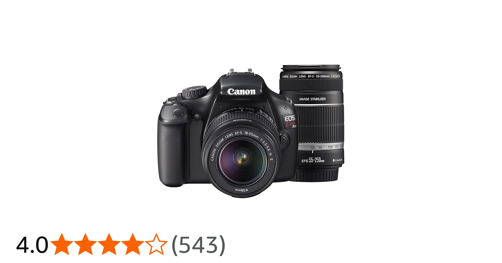 Amazon | Canon デジタル一眼レフカメラ EOS Kiss X50 ダブルズーム