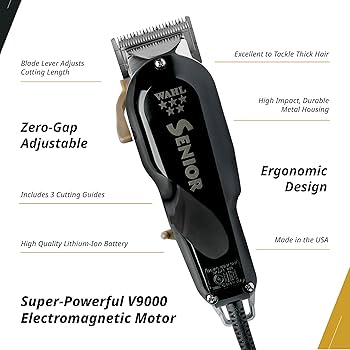 Amazon.com: Wahl Professional 5 Star Senior Clipper, V9000 Motor