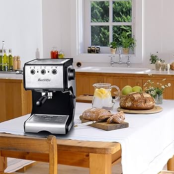 Amazon.co.jp: Barsetto エスプレッソマシン 13.6×11.8×15.8インチ