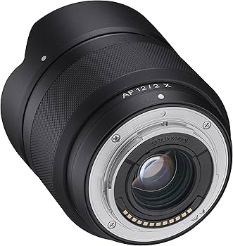 Amazon.com : Samyang AF 12mm F2.0 Autofocus Lens for Fuji X