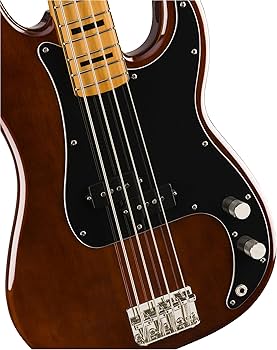 Amazon.com: Squier Classic Vibe 70s Precision Bass, Walnut, Maple