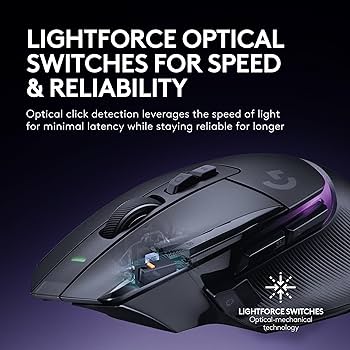 Amazon.com: Logitech G502 X Plus Lightspeed Wireless RGB Gaming