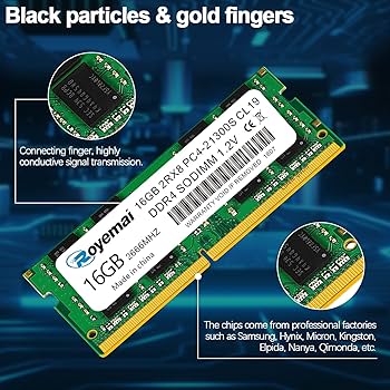 Amazon.co.jp: ノートPC用 16GB×1枚 メモリ PC4-21300 DDR4-2666