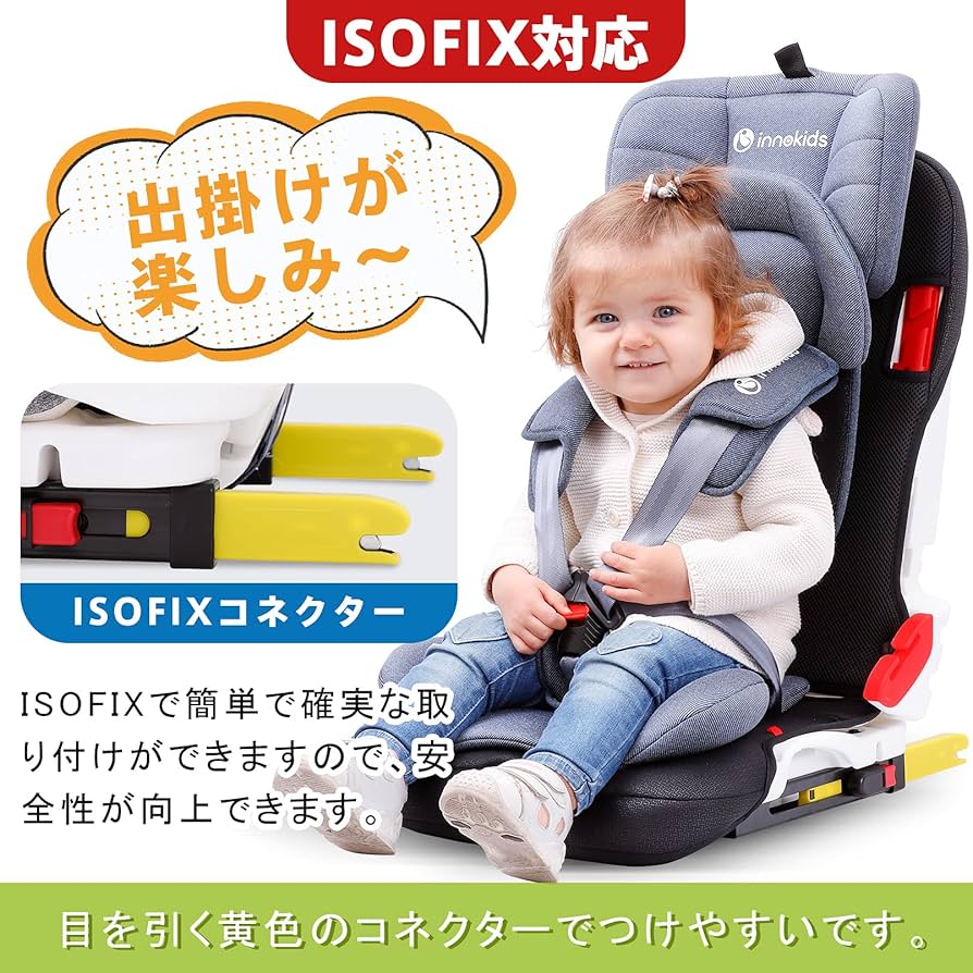 Amazon | innokids チャイルドシート ジュニアシート ISOFIX対応 1歳