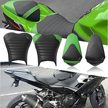 Amazon | WOOGA バイク座席フロントドライバーリアピリオンシート革