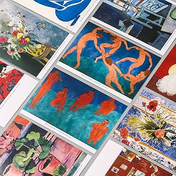 Amazon.co.jp: アートポストカード 有名な絵画抽象アートポストカード