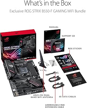 Amazon | ASUS ROG Strix B550-F Gaming (Wi-Fi 6) AMD AM4 (3rd Gen