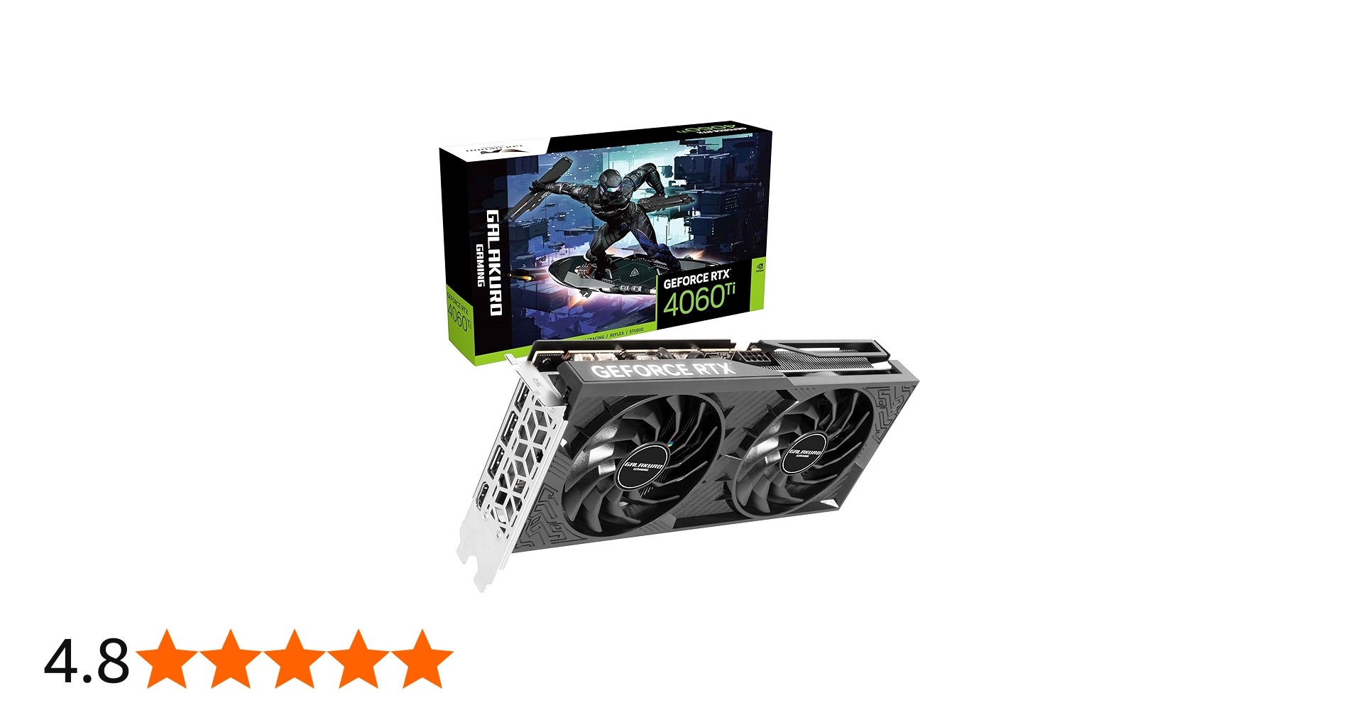 Amazon.co.jp: 玄人志向 NVIDIA GeForce RTX4060Ti 搭載 グラフィック