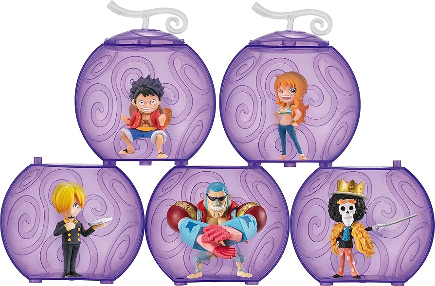 Amazon.co.jp: ワンピの実 復刻の第一海戦 × 全5種セット 悪魔の実