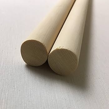 Amazon | 曇華一現 太鼓の達人 マイバチ 用 丸棒 米ヒバ 長さ:40cm 1.8